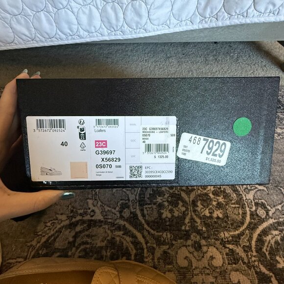 CHANEL Lambskin Quilted CC Heart Loafers in Beige size 40 - never worn - Picture 2 of 16